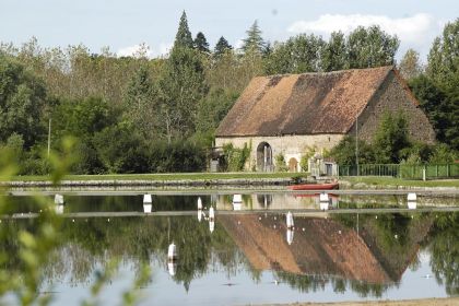 L'étang sur place