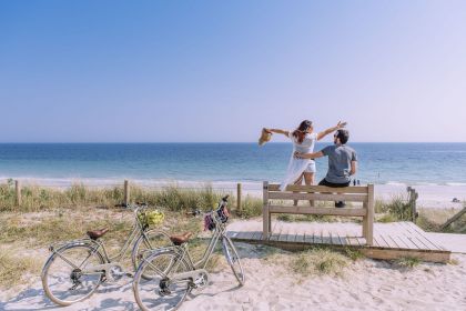 Plage de sable à 400 mètres