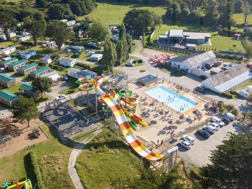 Vue camping La Mer Blanche