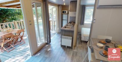 Mobil Home Klassic 3 Pièces 4 Personnes Climatisé + TV