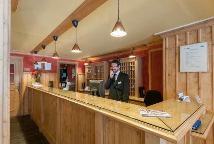 La réception chaleureuse du bâtiment Le Hameau des Glaciers, le Prince des Cimes