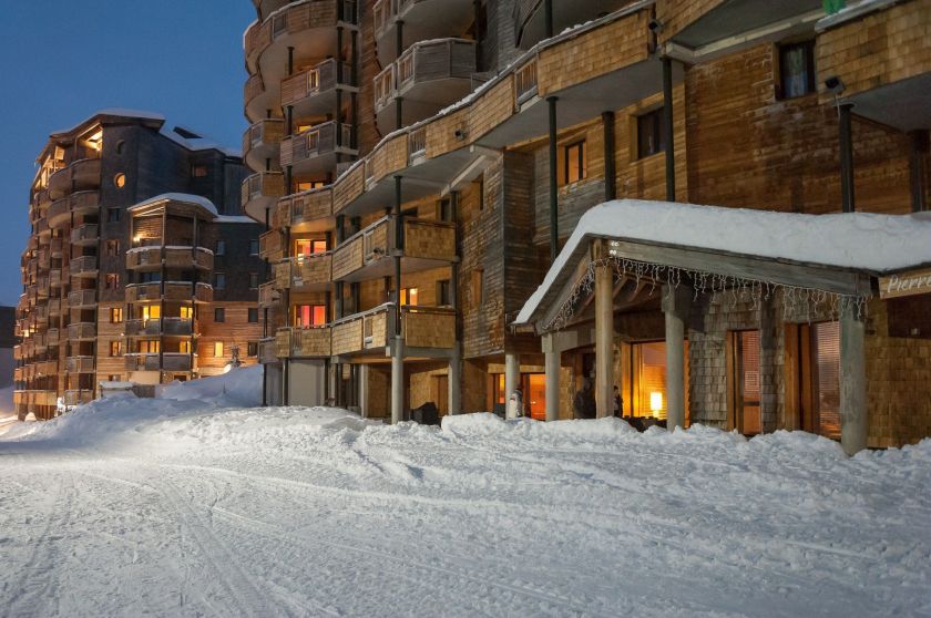 La station d'Avoriaz en hiver