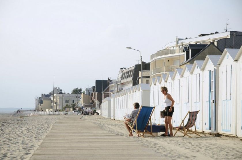 Les fameuses cabines des plages de la Somme