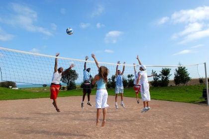 Le terrain de volley en accès libre